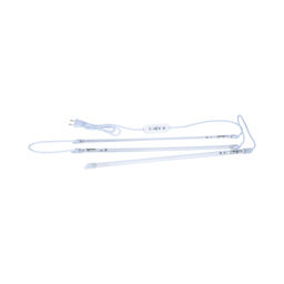ULZ-P03-10W/SPLE/TM IP65 CLEAR KIT03 Светильник для растений светодиодный линейный, 540мм. Пластик. Спектр для фотосинтеза. В составе набора из 3-х штук, с таймером. TM ФитоЛето