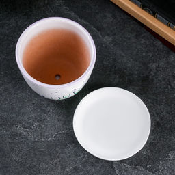 Горшок для цветов Лаванда, керамический, с поддоном, 1 л, белый - Simaland фото 3