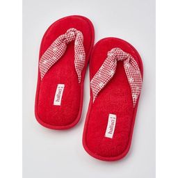 Тапочки Шотландка красные - Halluci фото 4