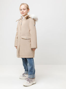 ВК 38107/9 ГР пальто для дев - Crockid фото 4