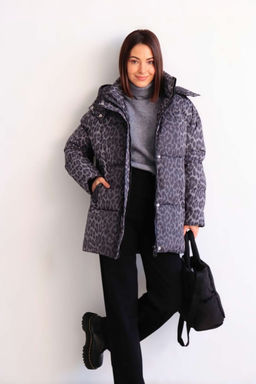 Martichelli Куртка зимняя с анималистичным принтом  фото 10