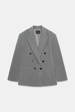 OVERSIZE PINSTRIPE BLAZER - Zara фото 5