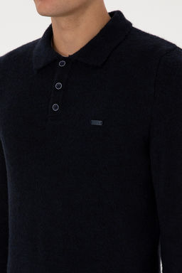 Erkek Regular Fit Polo Yaka Lacivert Kazak - U.s. polo assn фото 14