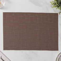 Набор салфеток сервировочных Доляна Шер, 4 шт, 3045 см, цвет коричневый  фото 5