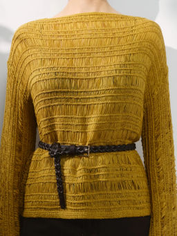 Ремень тонкий плетеный / Zarina