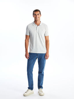 Polo Yaka Merserize G?r?n?ml? Erkek Ti??rt