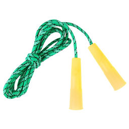 Цена за 10 шт. Скакалка детская, 2.2 м, регулируемая, нейлоновый трос, цвет МИКС