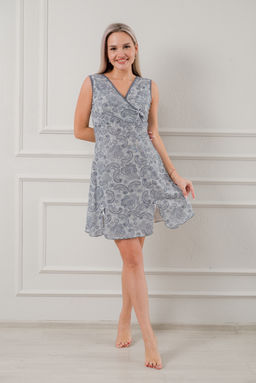 Ночная сорочка из кулирки Белоснежка огурчик - Амадэль фото 9