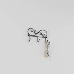 Вешалка "Кружева 3" (Черный)