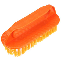 Щетка хозяйственная пластмассовое основание Радуга 13,5х5,3х5,3см, жесткая щетина 2см, мятный (Китай) - Домашняя мода фото 9