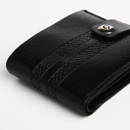 Портмоне мужское «Сахир», на магните, три отделения, чёрное