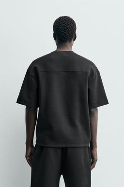 TECHNICAL QUARTER-ZIP SWEATSHIRT - Zara фото 11