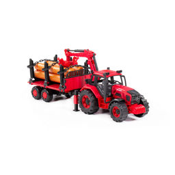 Трактор BELARUS с лесовозом и манипулятором - Полесье фото 6