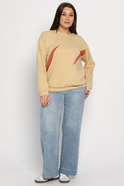 Свитшот Ритм города (бежевый) Б15005-3М