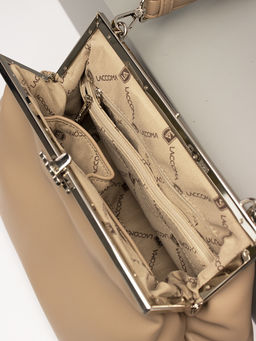 LACCOMA сумка Фиона-Ф826-капучино эко кожа хлопок  фото 4