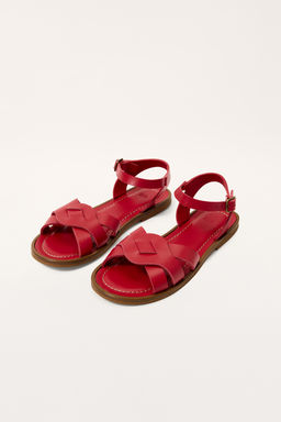 LEATHER LIMITED EDITION SANDALS - Zara фото 8