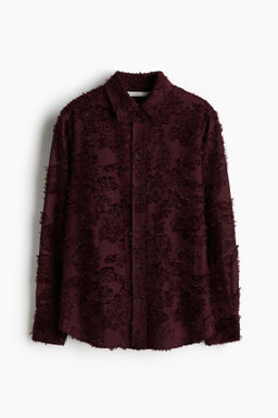 Camisa en tejido jacquard