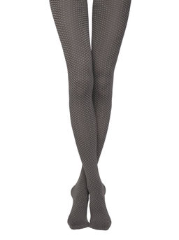 Колготки фантазийные CONTE Плотные меланжевые колготки DIAMOND grey