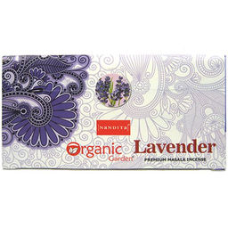 Прямоуг. благовония Organic Lavender ЛАВАНДА 15 гр. блок 12 шт.