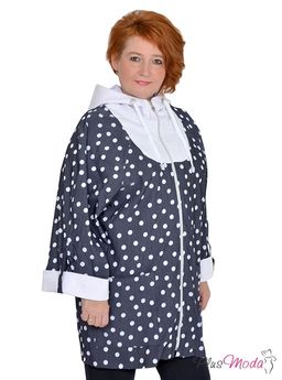 Парка Модель №1078 размеры 44-84 - Plusmoda фото 3