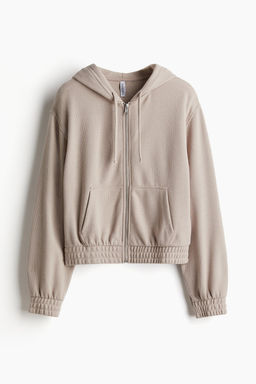 Chaqueta de punto con capucha y cremallera - H&m фото 5