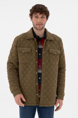 Мужской хаки вязание кардиган Неожиданная скидка в корзине