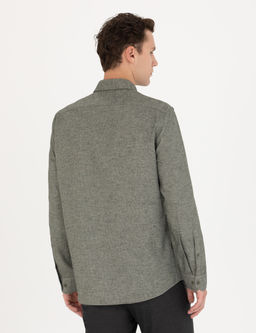 Ye_il Slim Fit Uzun Kollu G_mlek