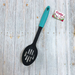 Цена за 5 шт. Ложка кухонная пластиковая с прорезями "Гурман"