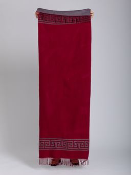 В составе шерсть и кашемир! теплый двусторонний палантин - Tantino фото 2