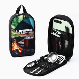 Подарочный набор для пикника «На природе вкуснее», 7 предметов