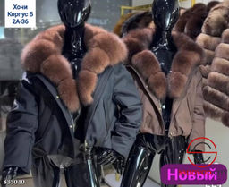 Парка с мехом песца женская - Bruno фото 3