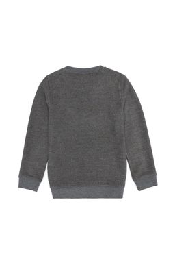 Серая меланжевая водолазка для мальчика - U.s. polo assn фото 2
