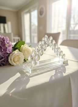 Салфетница капли стеклянная OLS-6797-21