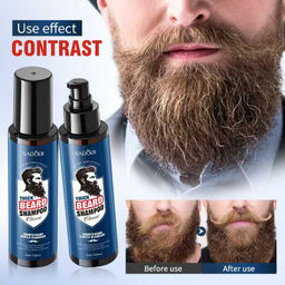 SADOER Шампунь для ухода за бородой Thick Beard Shampoo, 120мл.  фото 2