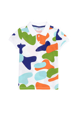 Оранжевая футболка-поло для мальчика Неожиданная скидка в корзине