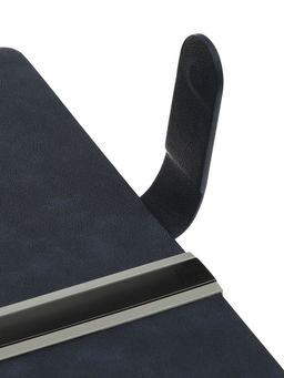 Дневник школьный 1-11 класс, лассе, обложка искуственная кожа серая, с хлястиком, с ручкой   1096906