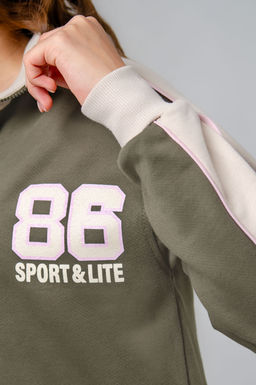 Арт. 2537 Костюм женский с брюками 44-50 (4 шт) Цвет:хаки - Калинка фото 17