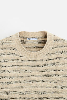 SWEATER WITH IRREGULAR STRIPES - Zara фото 8