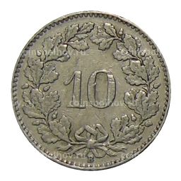 10 раппенов 1926 года Швейцария