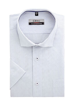 Сорочка мужская короткий рукав GREG 121/109/1256/Z/1  фото 2