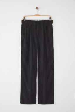 TRENDYOL MAN Siyah Pileli Klasik Baggy Fit Kumas Pantolon TMNSS24PL00024 - Trendyolmilla фото 7