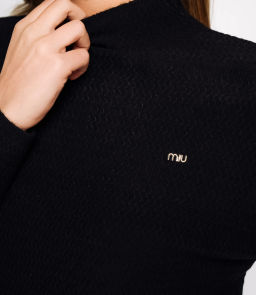 Водолазка #КТ33339, чёрный - Dommod фото 5