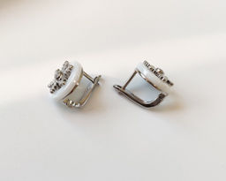 Серьги с керамикой