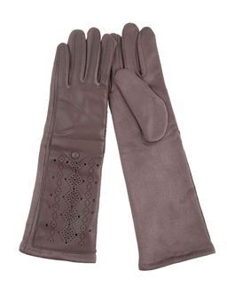 Перчатки из экокожи и полиэстера