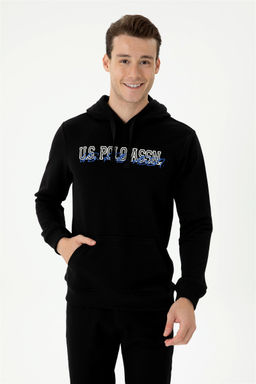 Мужской черный свитшот - U.s. polo assn фото 8