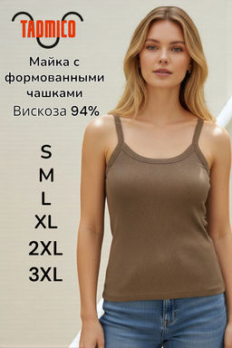 Майка на бретелях A35747590