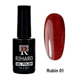 Rihard Gel Polish Rubin 01 Гель-лак "Рубин", 10 мл