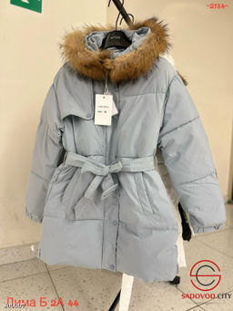 женская зимняя куртка с капюшоном - Bruno фото 5