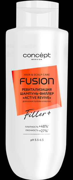 Concept Fusion Шампунь-филлер Active Revive для поврежденных волос 500мл.6 /59710