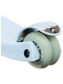 Самокат GRAFFITI Baby, колёса световые PU 120/70 мм, ABEC 7, цвет серый